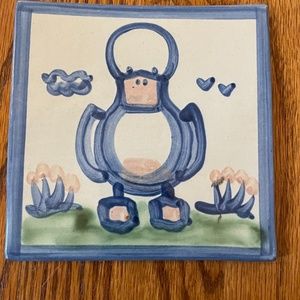 M. A. Hadley Pottery tile